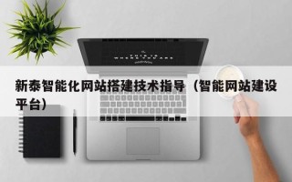 铜陵新泰智能化网站搭建技术指导（智能网站建设平台）